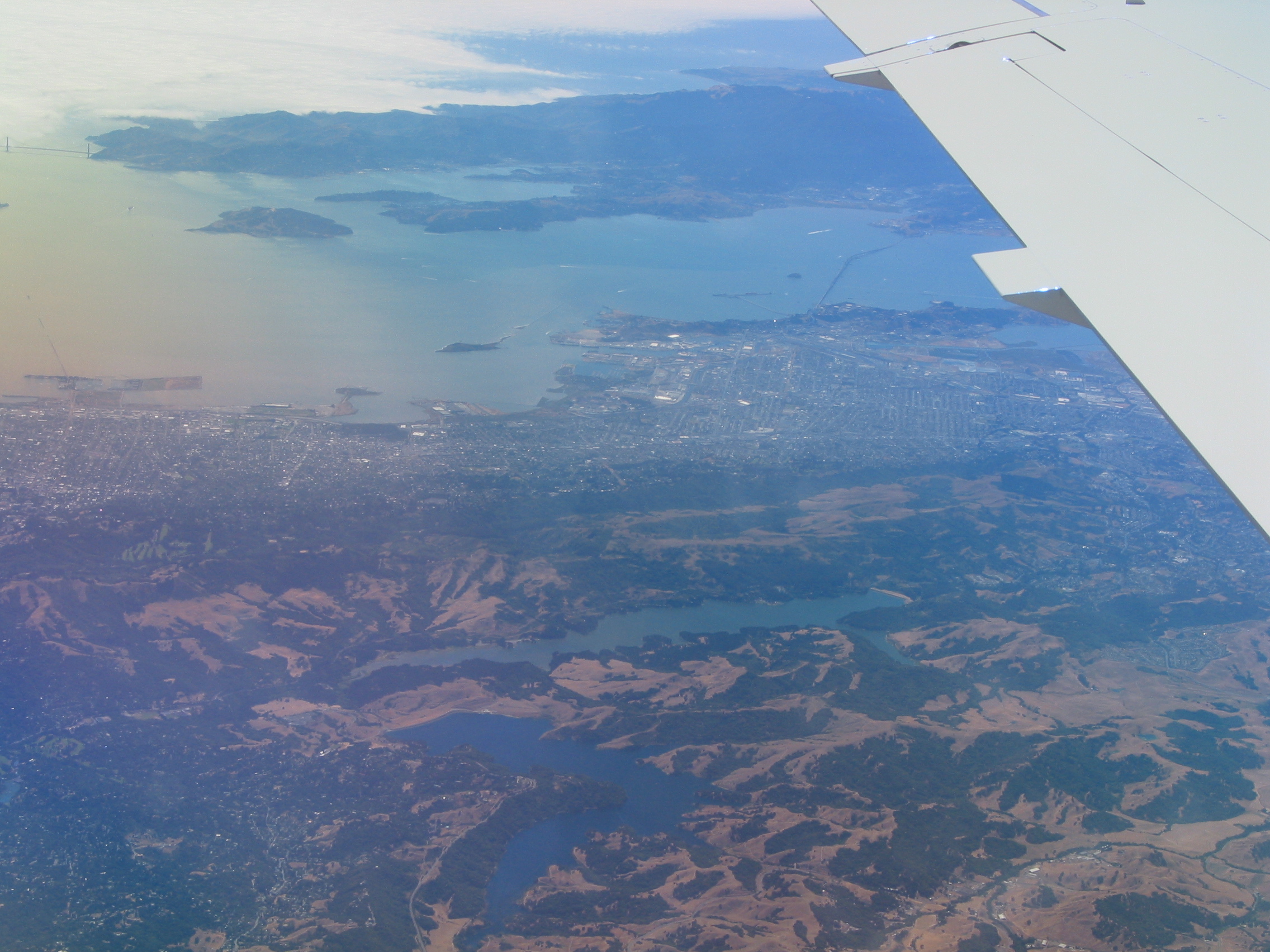 SF Bay from the Embraer 135