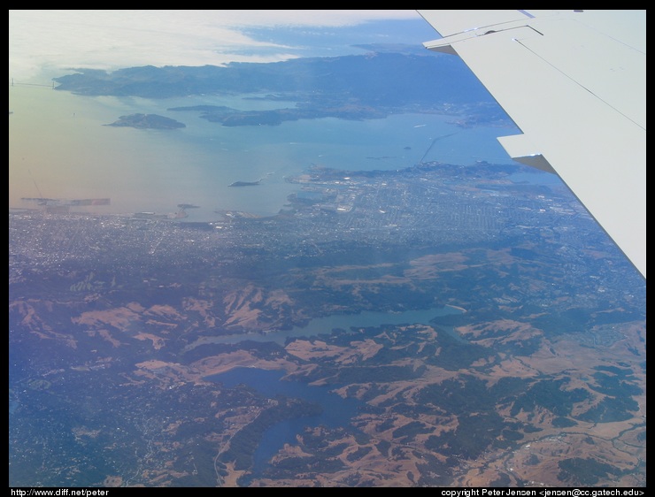 SF Bay from the Embraer 135