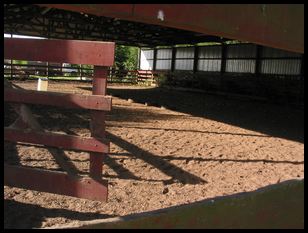 covered running area