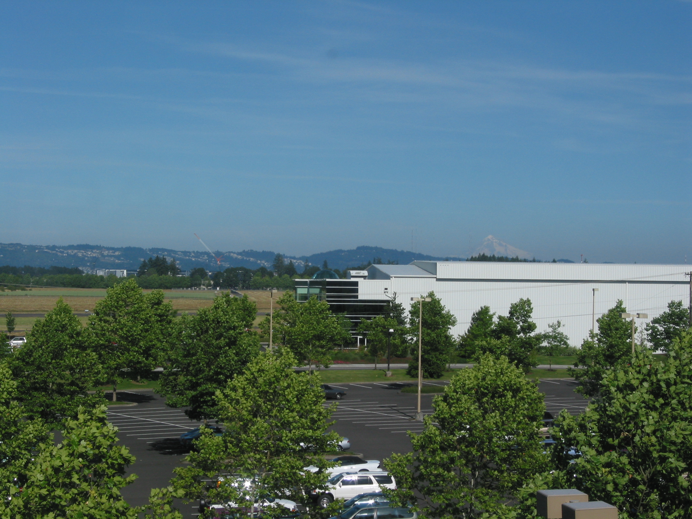 view out of JF3 toward Hillsboro airport