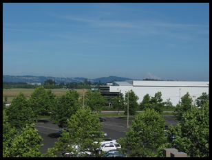 view out of JF3 toward Hillsboro airport