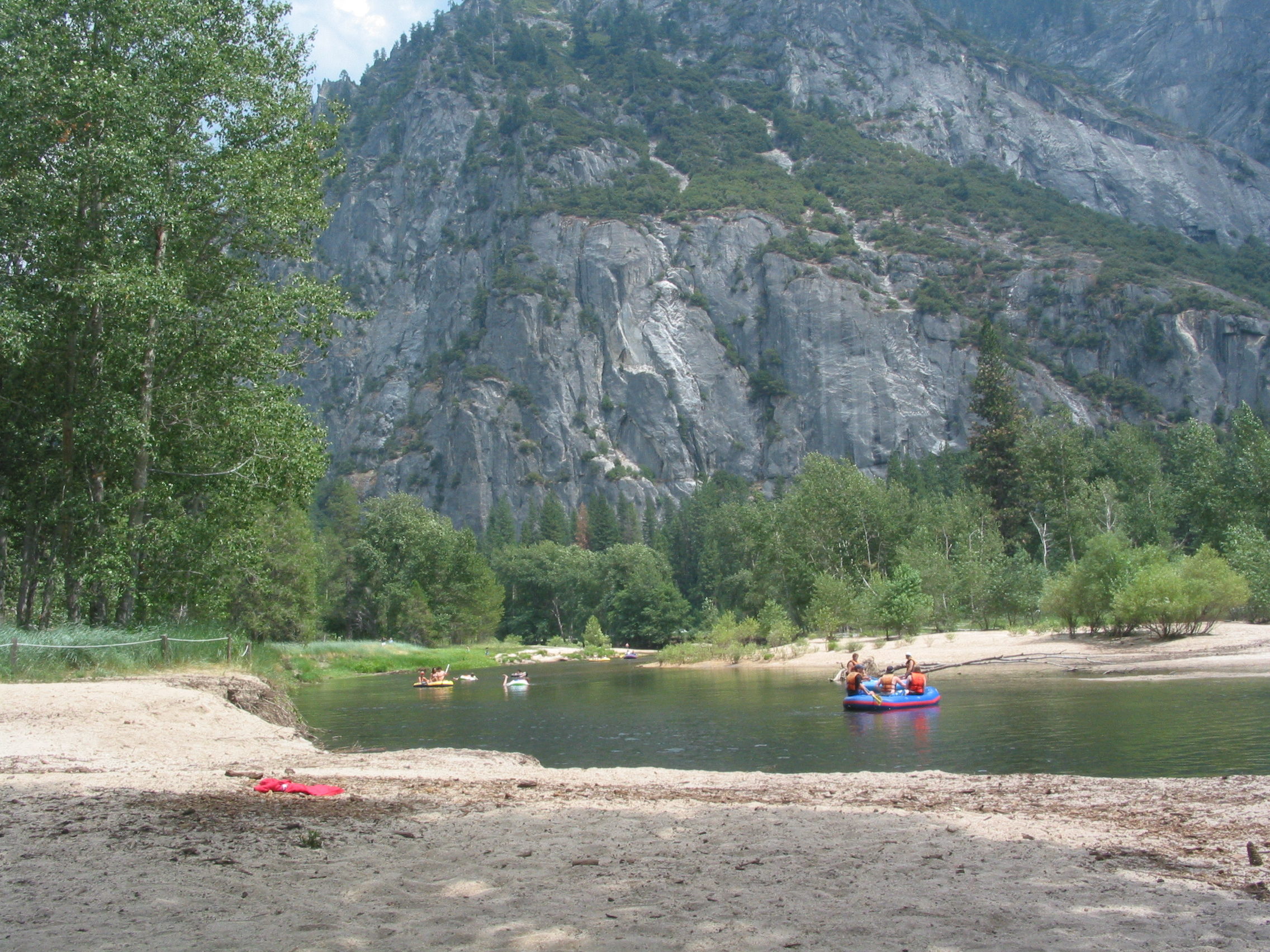 rafters on the river