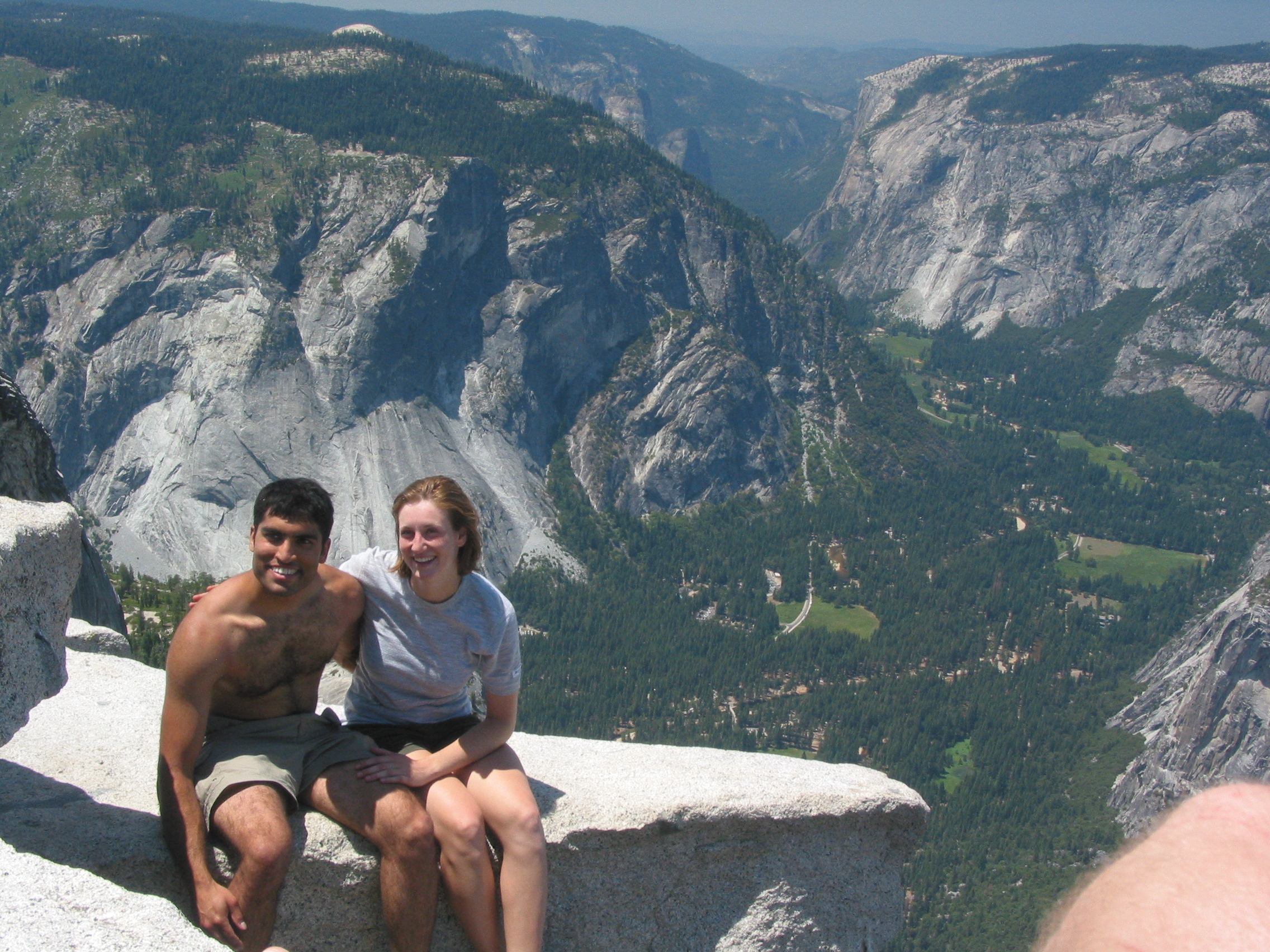 neat couple getting their picture taken