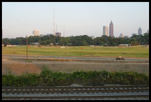 Atlantic station with tracks