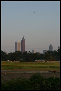 Atlantic station with tracks