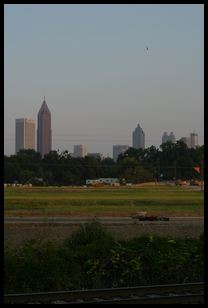 Atlantic station with tracks