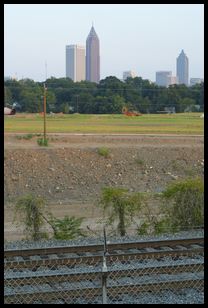 Atlantic station with tracks