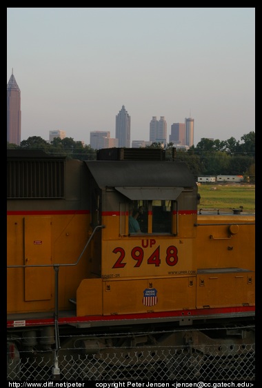 Atlantic station with train