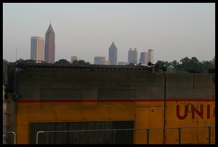 Atlantic station with train