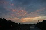 sunset from the Marietta Rd. Bridge (near Huff Rd)