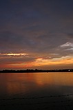 the sunset, as viewed from the Howell Mill Atlanta waterworks. High perspective images were shot over the fence with me standing on top of my bike rack; others were shot through the fence (hence the vingetting).