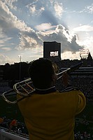 a trombone playing in the roaming band