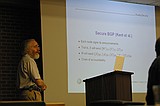 Steven Bellovin came to Tech and gave an interesting talk about routing security