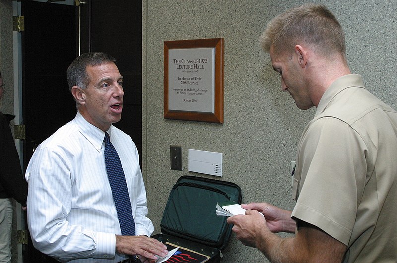 Col. Danny McKnight (left)