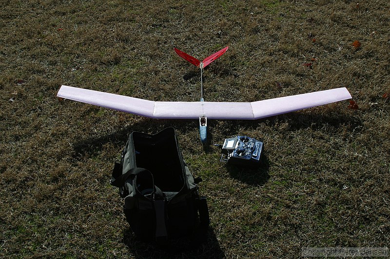 bad pictures of my Terminator HLG at the IC field before maiden flight