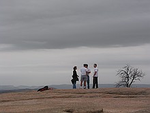 group of folks on the top