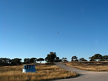 landing approach. Wind was light enough that only a minimal rotor was present, but better safe than sorry