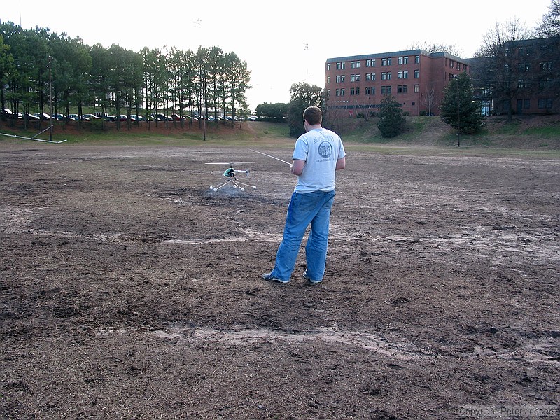 .30 size heli in the burger bowl (flown very safely!)