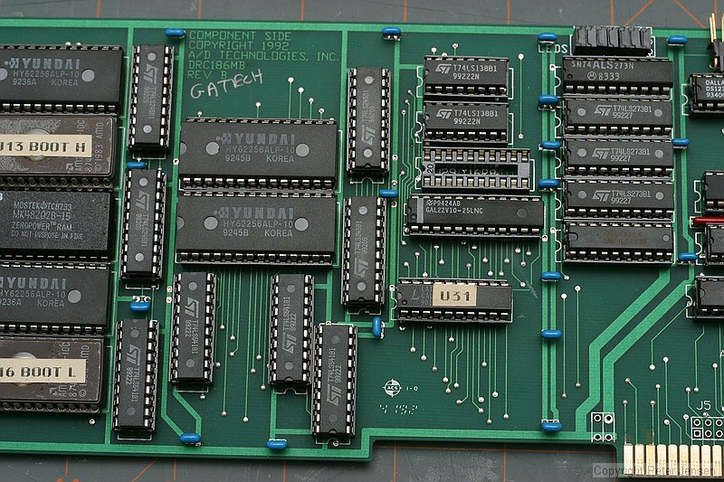 W4AQL's old DRC-186 controller card