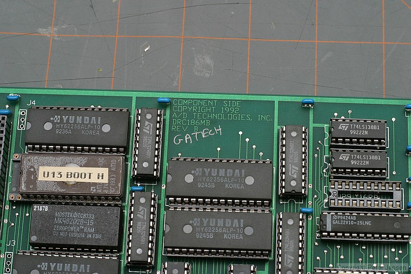 W4AQL's old DRC-186 controller card