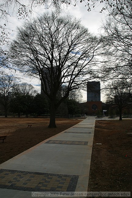 sidewalk by the old hightower