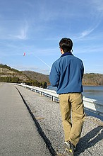 Spencer and his NCFM Moth working the backside