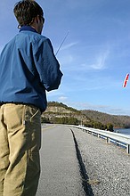 Spencer and his NCFM Moth working the backside