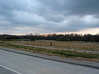 River Green with neat ominous clouds