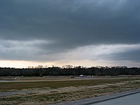 River Green with neat ominous clouds