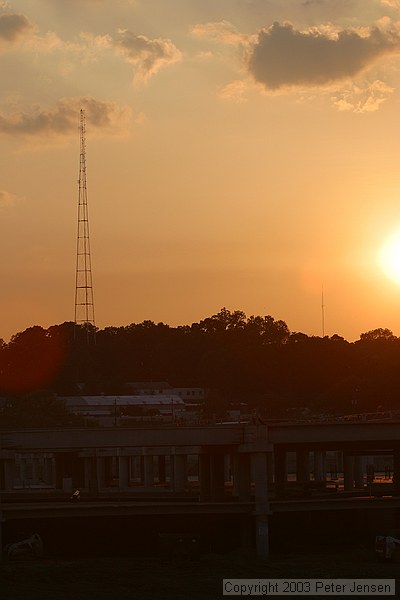 star94 backup tower (and other stuff), located off of Bishop Street