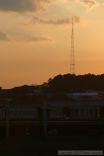 star94 backup tower (and other stuff), located off of Bishop Street