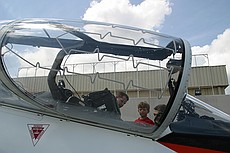 blast cord to shatter the canopy for ejection