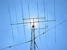 50' tower with 40m beam on the very top