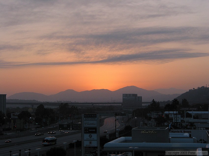 view out from the hotel