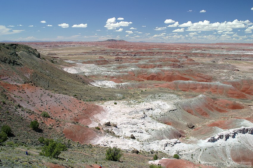 badlands at Petrified Forest NP