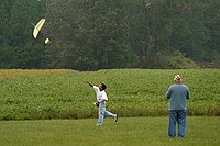 Oleg launching while Denny times