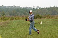 Rick Walba launching