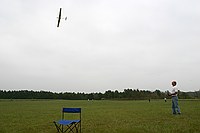 Rick flying the handlaunch F3B course