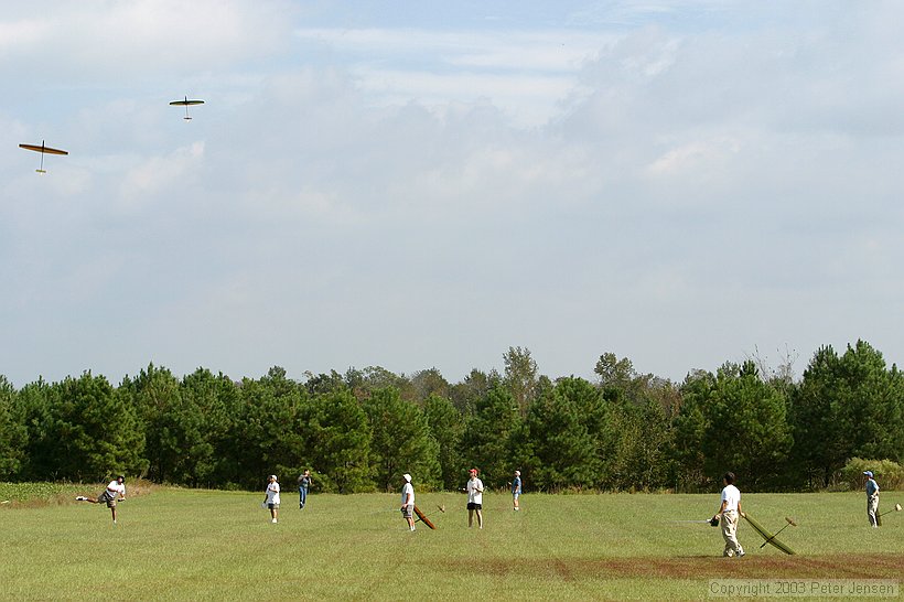 two early launches while the others wait to see if good air is found