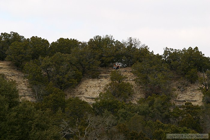 folks up on the hill where I would fly the glider the next day