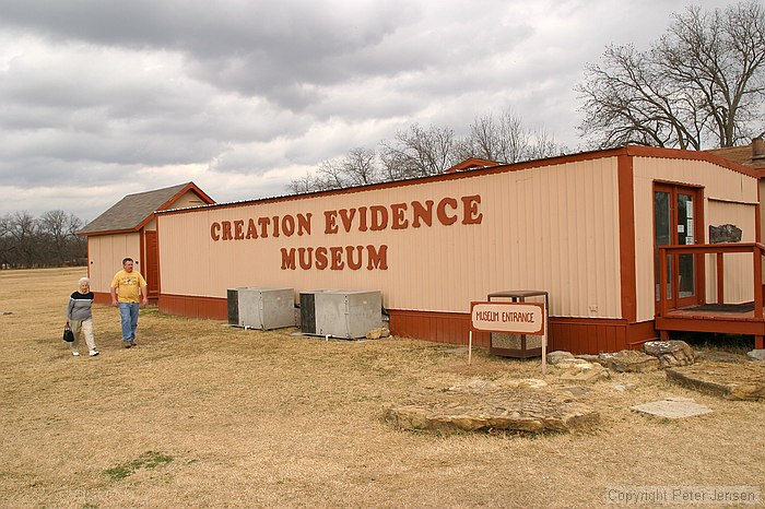 the Creation Evidence Museum, outside of Glen Rose, TX.  Admission was $2 more than I'd consider paying... but they have a cool web site at http://www.creationevidence.org/ .