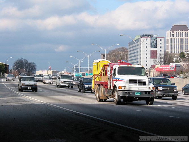 traffic on 75/85 southbound