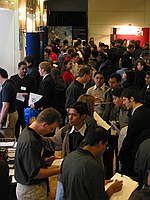 Georgia Tech Career Fair mobness