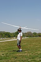 Charles, proving that it takes more than a 3m sailplane to make you look like a man