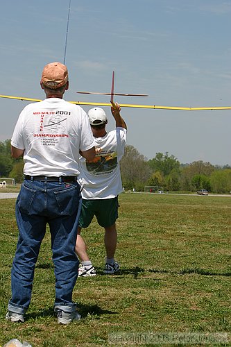 Lou and Randy launching