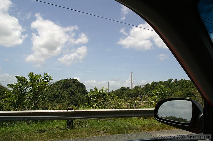 first sighting of Arecibo Radio Observatory