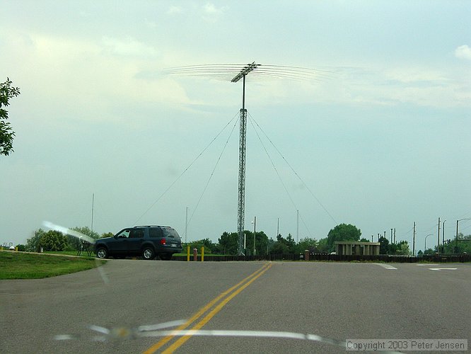 bottom-mounted rotators on Denver Federal complex FEMA-looking log periodic antennae