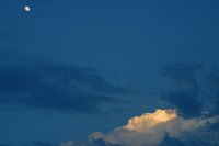 storm clouds off to the east