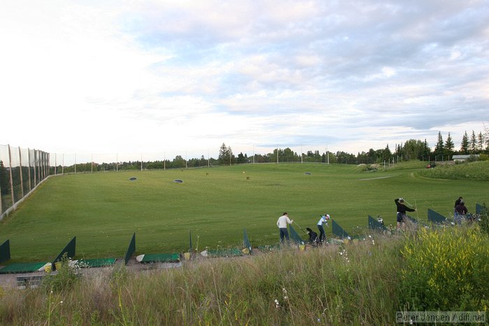 driving range with a view