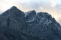 snowcapped peak